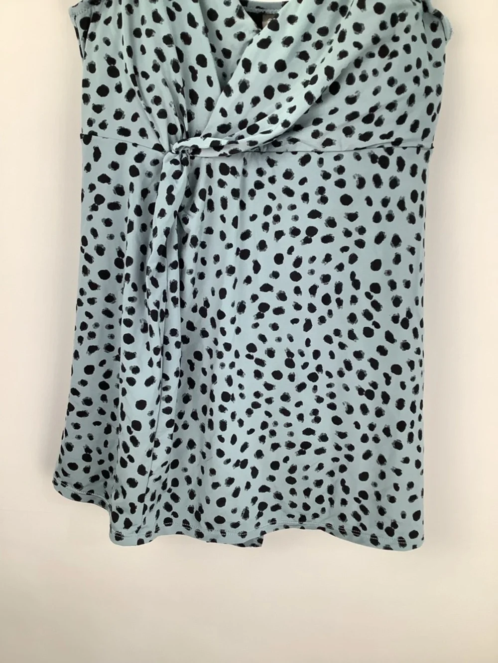 Garnet Hill Boheme Polka Dot Swim Dress One Piece Swimsuit‎ womens size 10